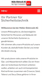 Mobile Screenshot of mueller-elektronik.ch